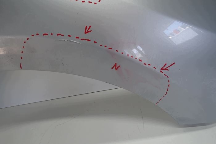 OPEL CORSA F fender right front front