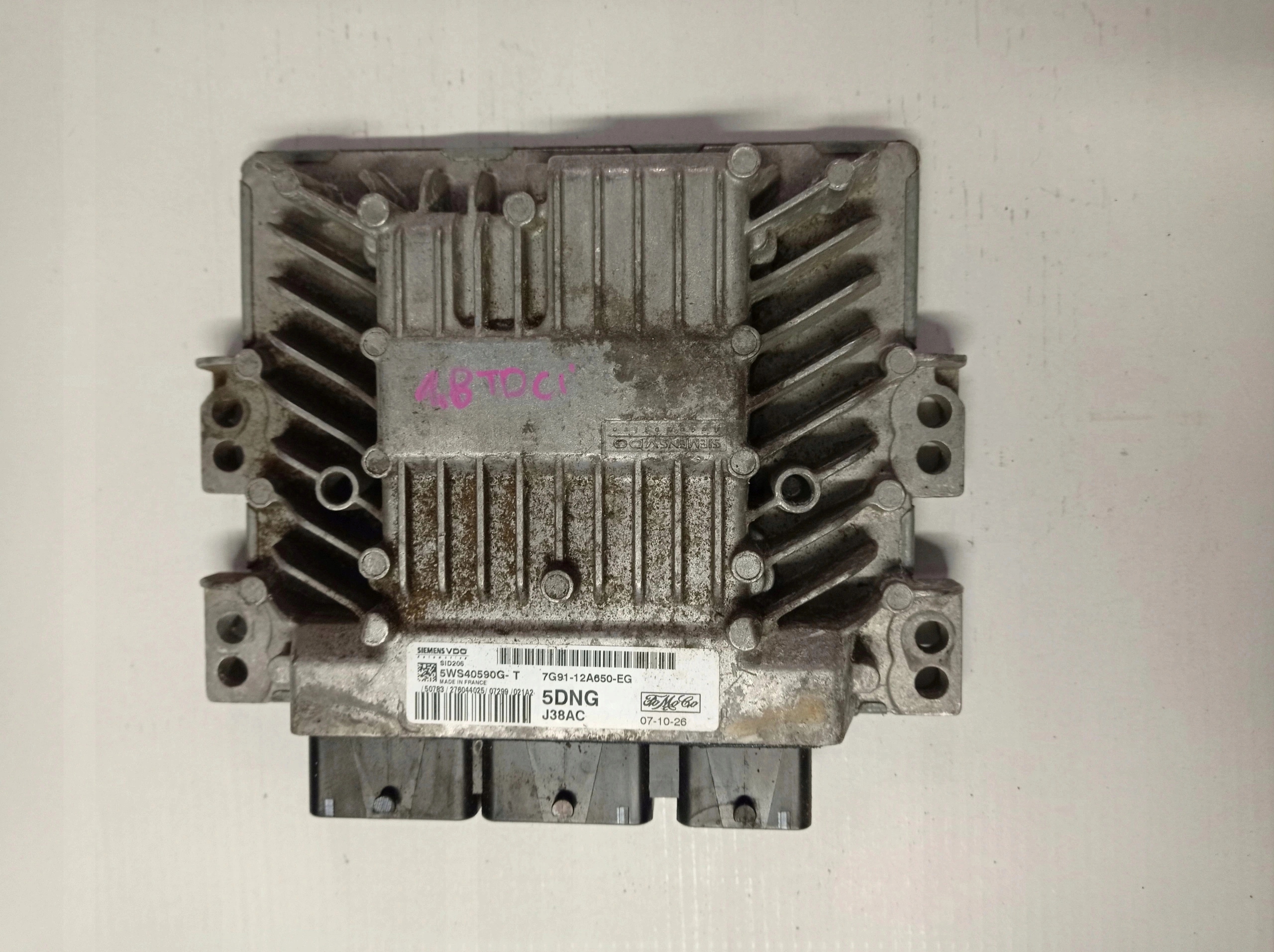 Computer DES MOTORS FORD 1.8 TDCI 7G9112A650EG