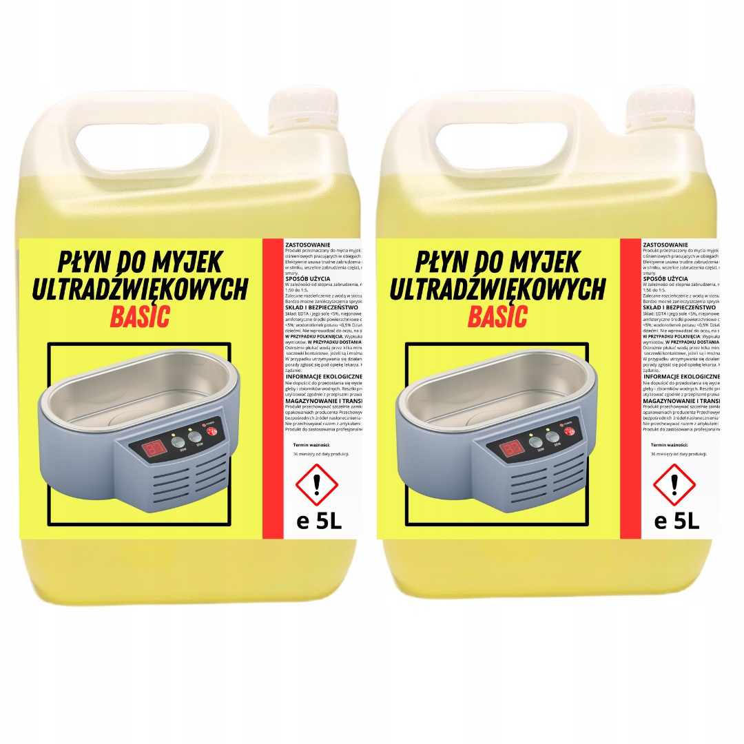 Účinný Koncentrát pro ultrazvukové myčky Basic Draco 10L