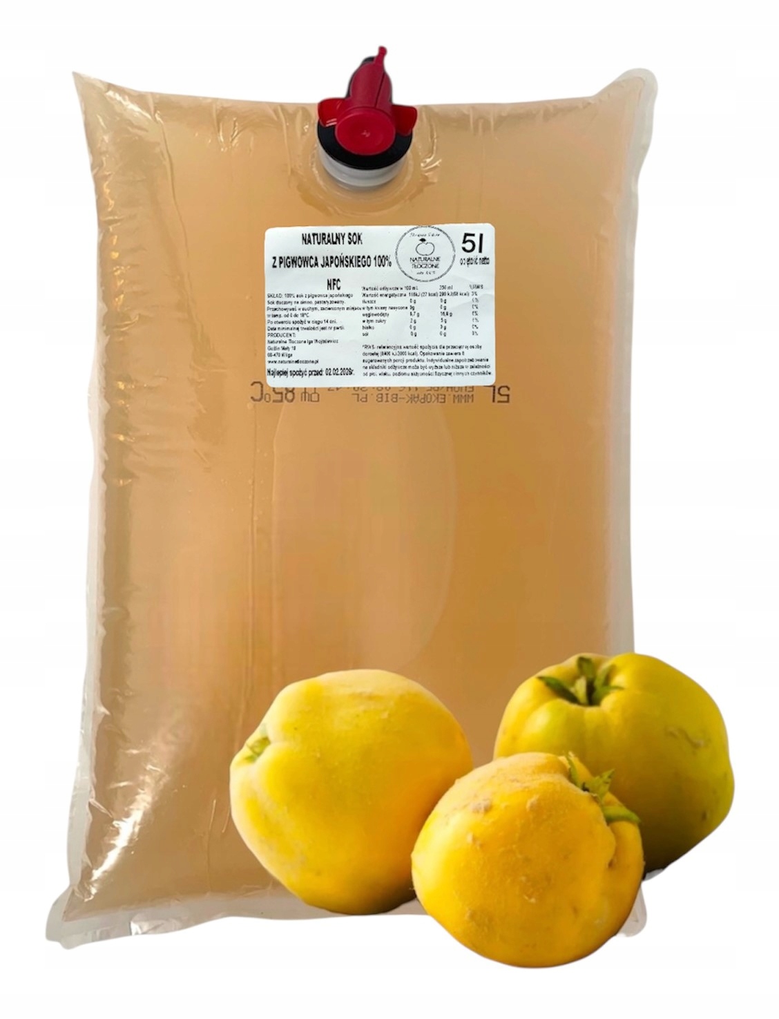 Levně Šťáva z japonských z kdoule 100% 5l (lisovaná, Nfc, kdoulovec , přírodní)