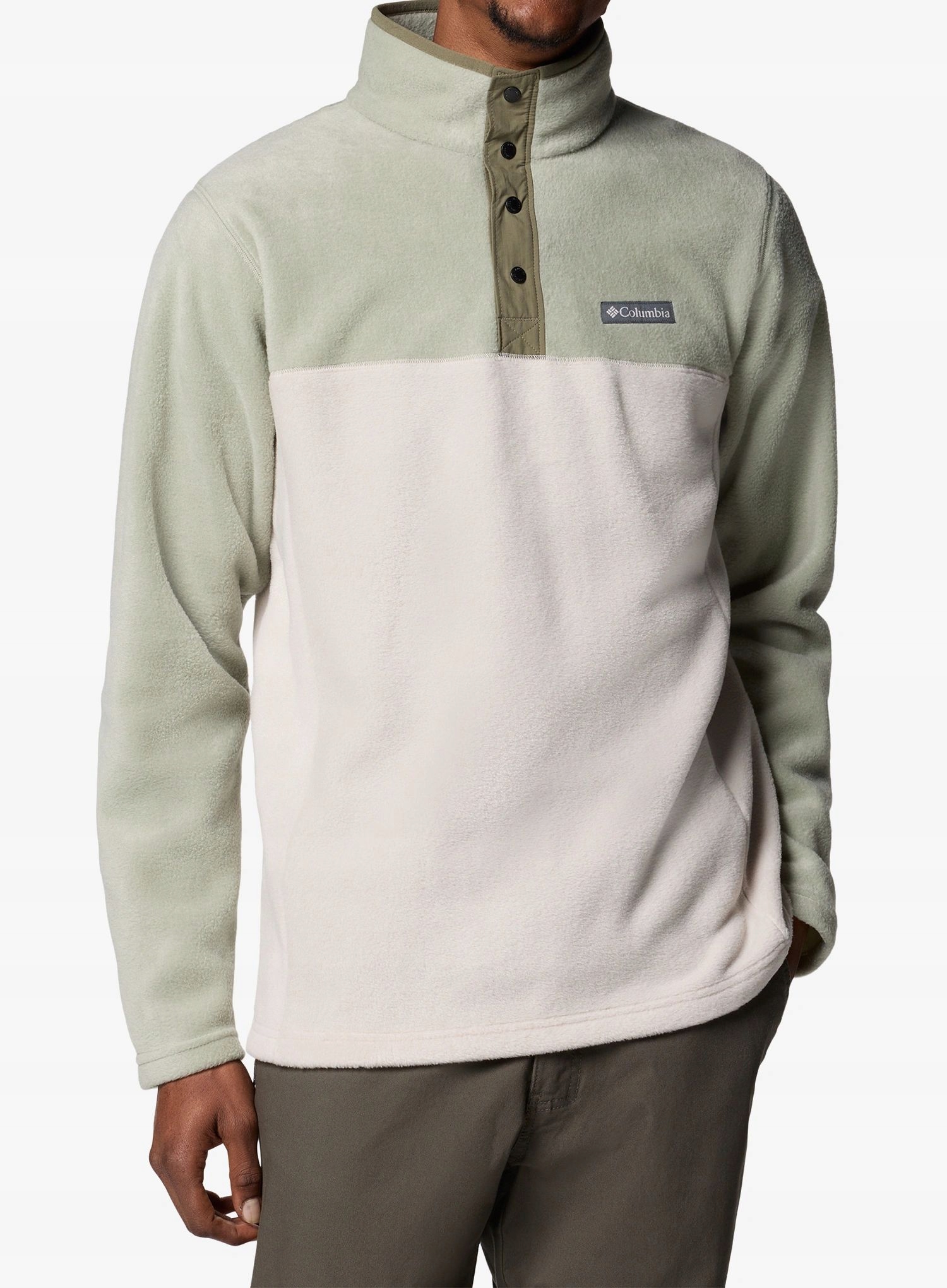 Mikina bez kapuce Columbia Steens Mountain Half Snap II tmavě modrý kámen M