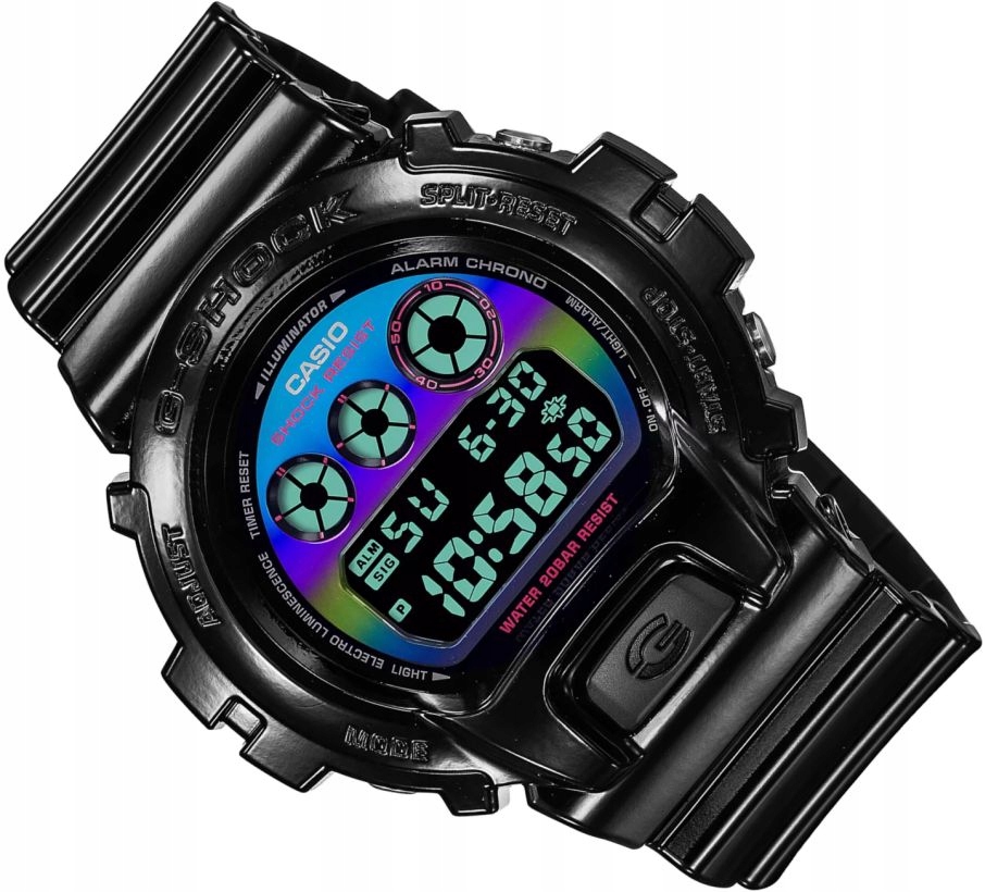 Mládežnické Sportovní Hodinky Casio G-shock DW-6900RGB-1ER Virtual Rainbow