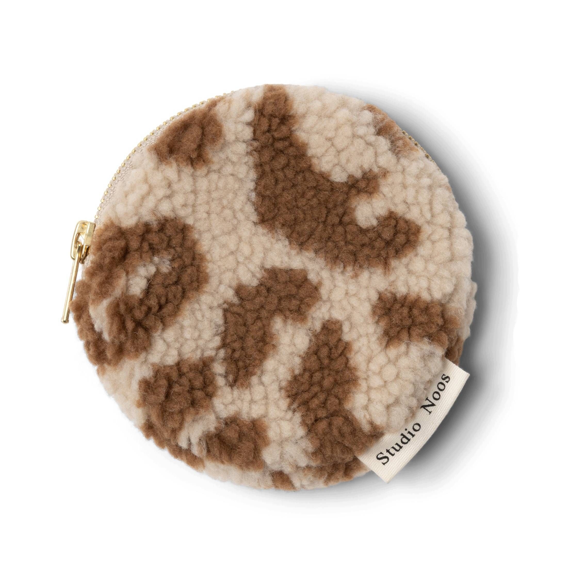 Peněženka Leopard teddy ecru Béžová Studio Noos One size