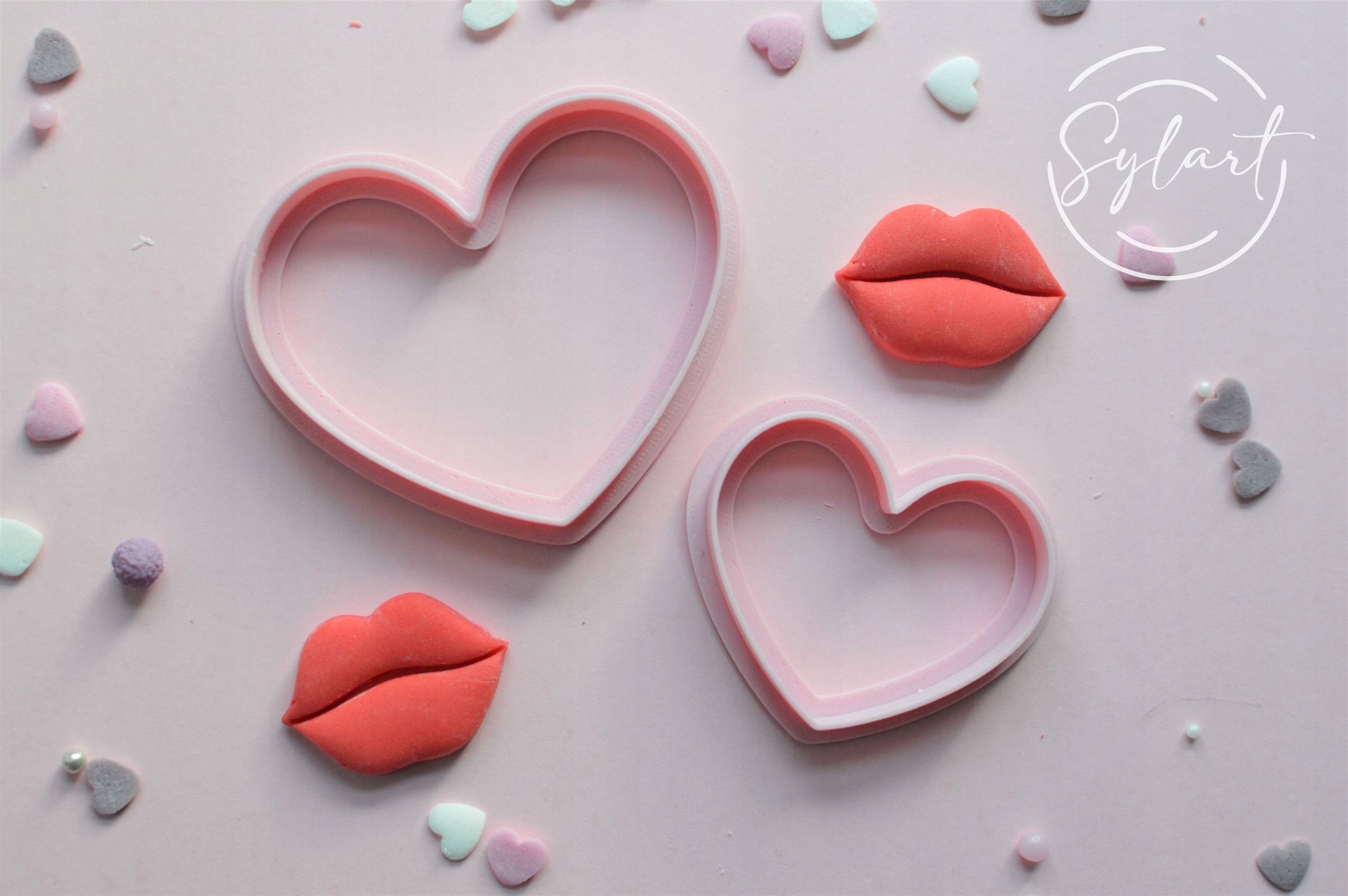 

Foremka wykrawacz do ciastek Serce Serca Zestaw