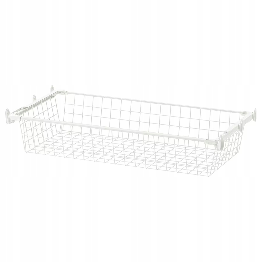 Ikea Hjalpa Drátěný koš bílý 80x40 cm