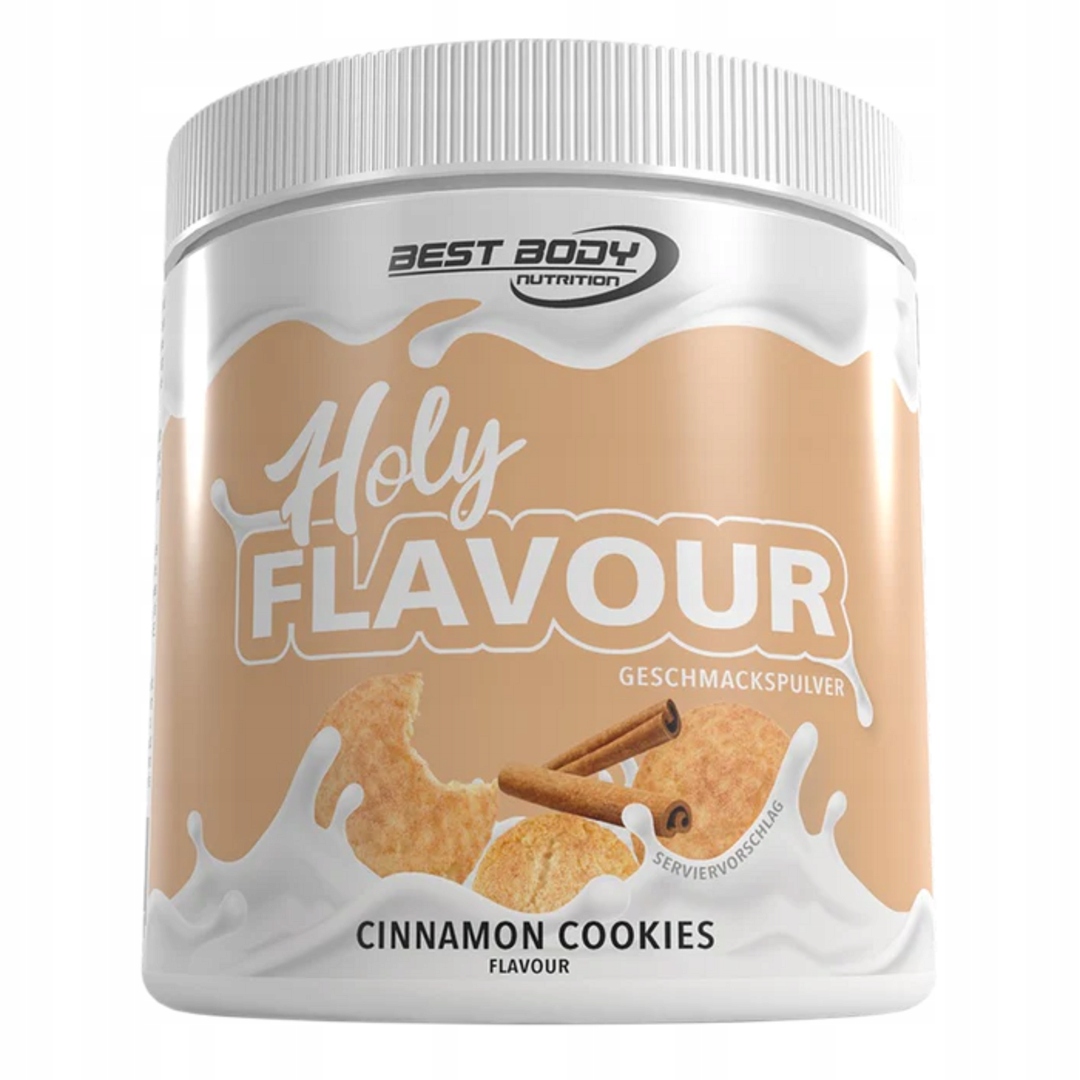 Levně Holy flavour powder Jablko, Skořice, 250 Gramů