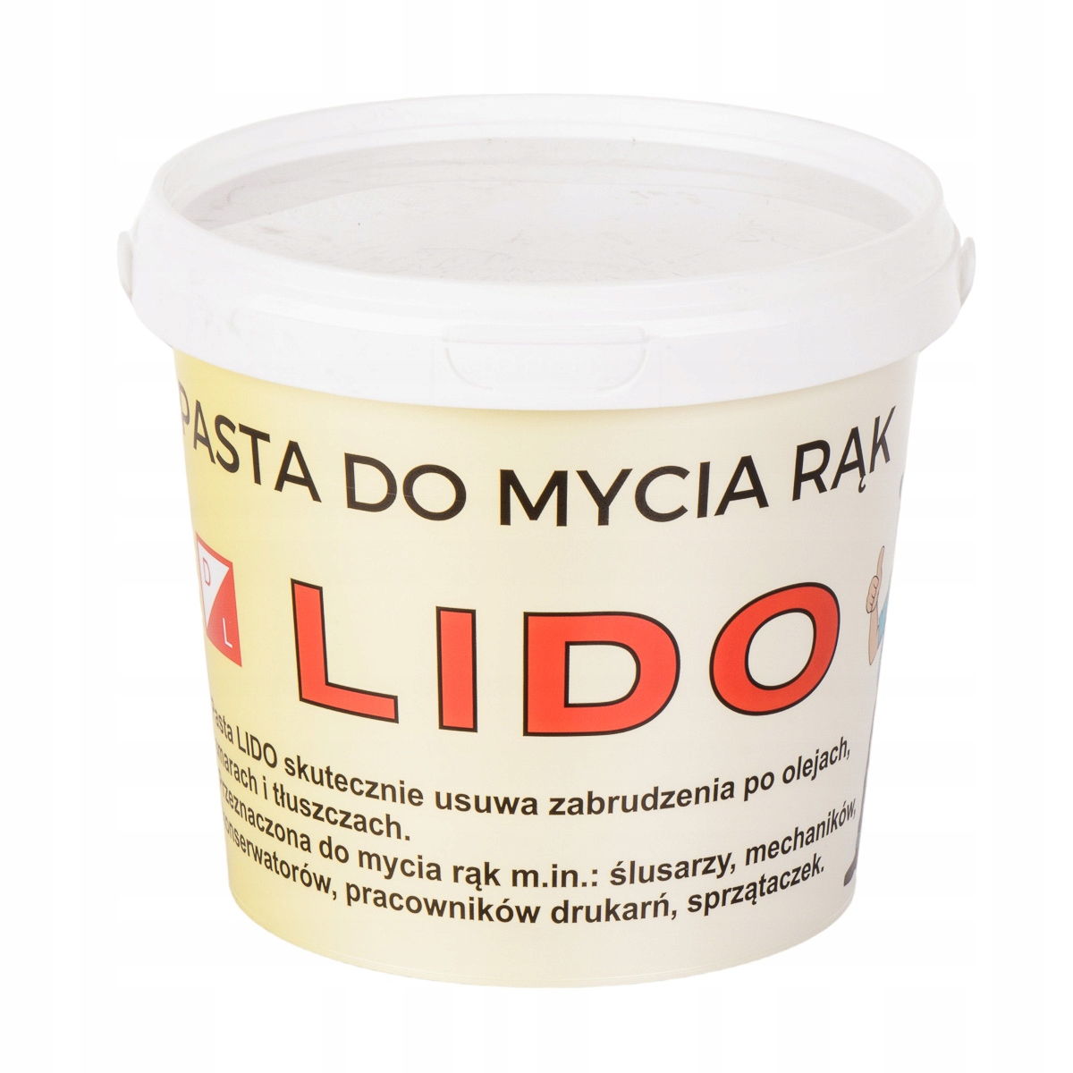 PASTA DO MYCIA RĄK LIDO 1l SKUTECZNA NA SMARY OLEJ
