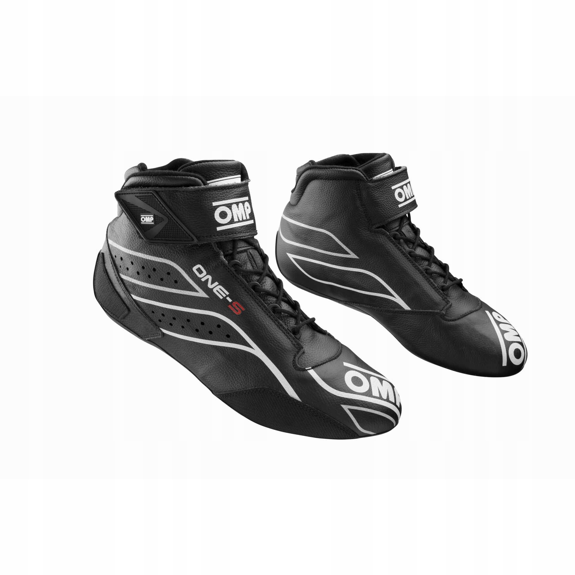 Topánky Omp One-S homologácia Fia 8856-2018 čierno-biele veľ 40