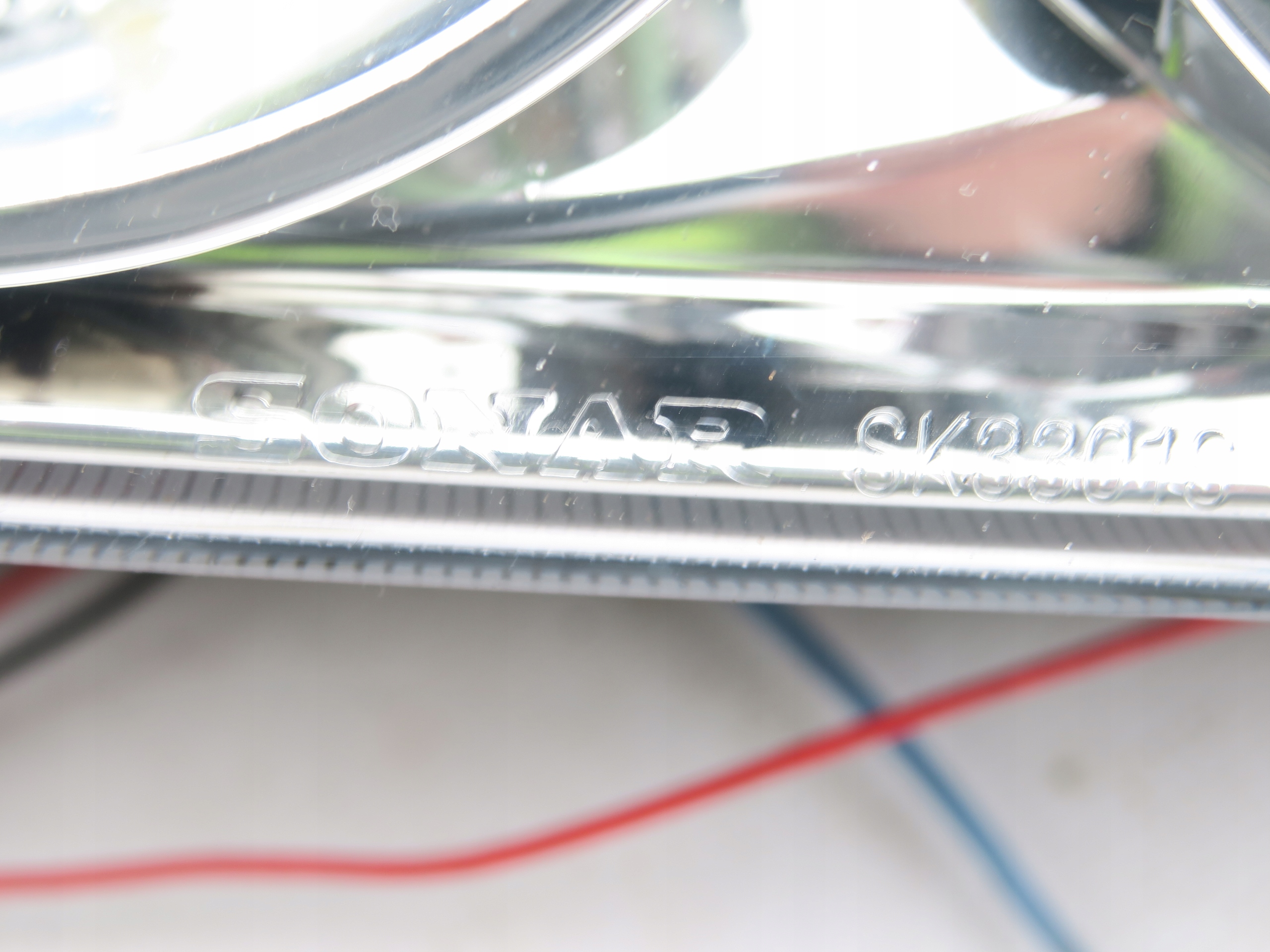 LAMPY PRZÓD SOCZEWKA RINGI CHROME SONAR VW GOLF 3 MK3 III 91-98 Wersja Europejska