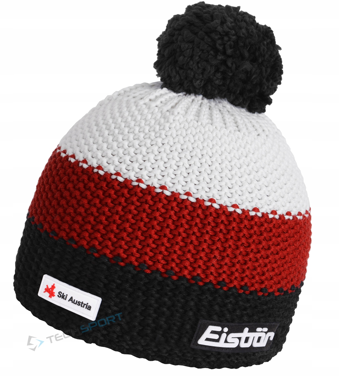 Markowa Ciepła Czapka Zimowa Eisbar Star Pompon Mu 403346 941 Wełna Merino
