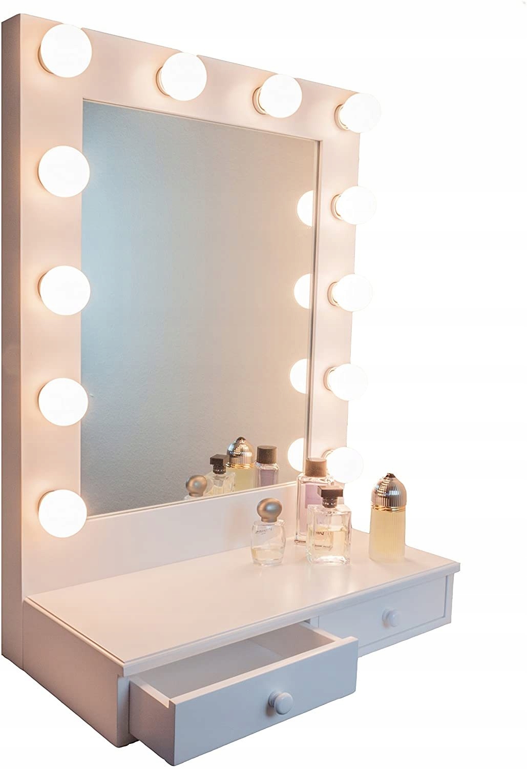 LAMPKI ŚWIATEŁKA LED NA LUSTRO DO TOALETKI MAKIJAŻ REGULACJA BARWY JASNOŚCI Moc 10 W