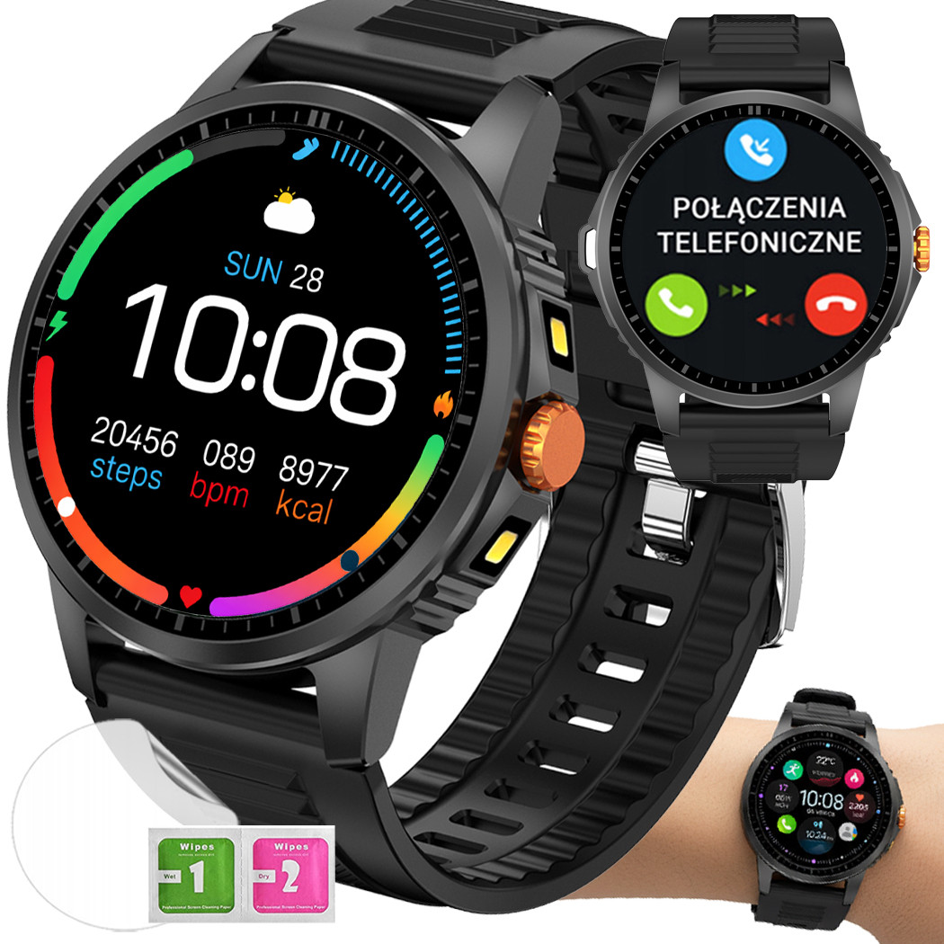 Chytré Hodinky venkovní Hd svítilna kompas tetování kroky kalorie odolné pouzdro