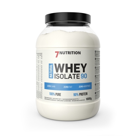 7NUTRITION Přírodní Whey Isolate 90 1000 G Bílkoviny