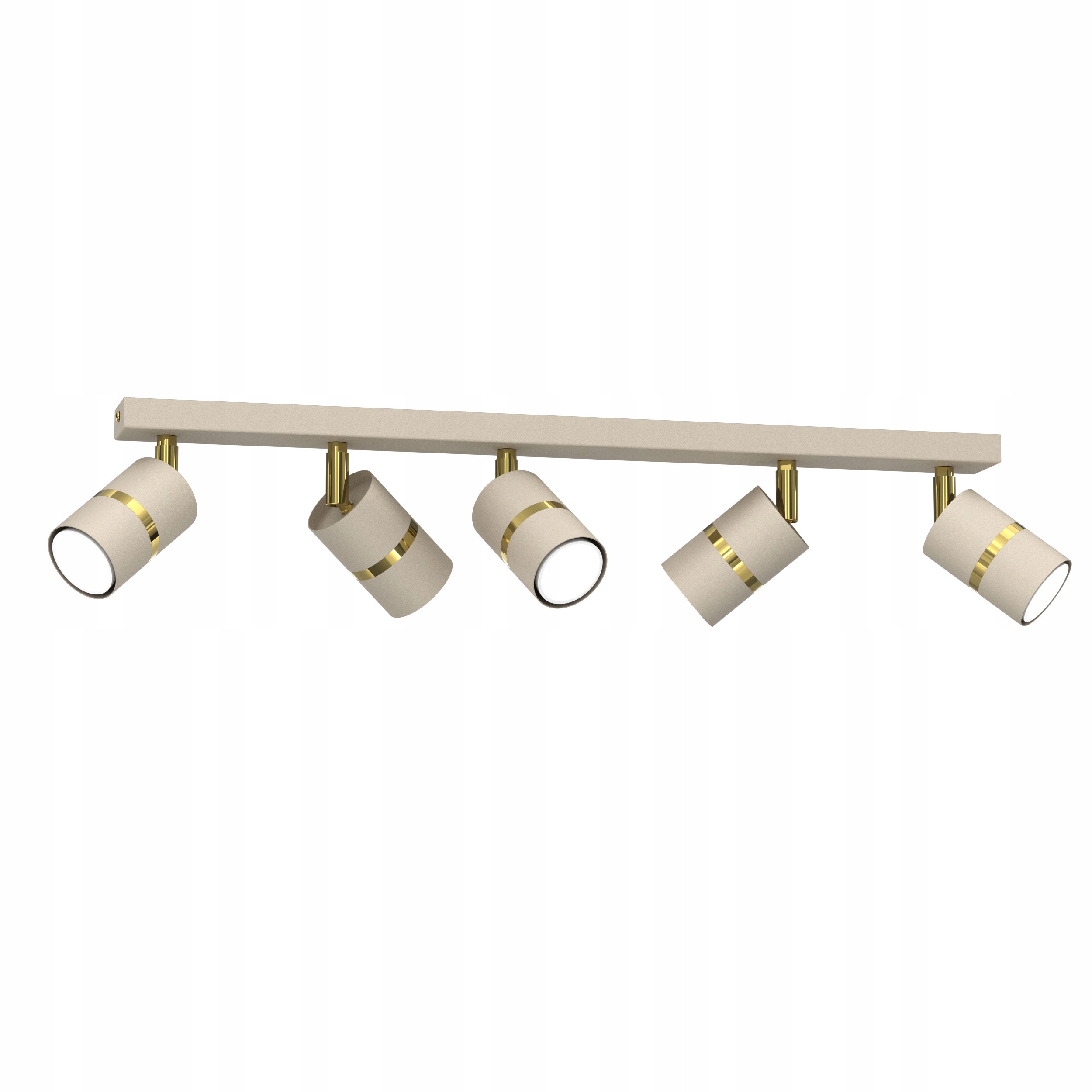 Stropní svítidlo lišta lustr nastavitelný 5x Gu10 kašmír zlatá /led/ Tube