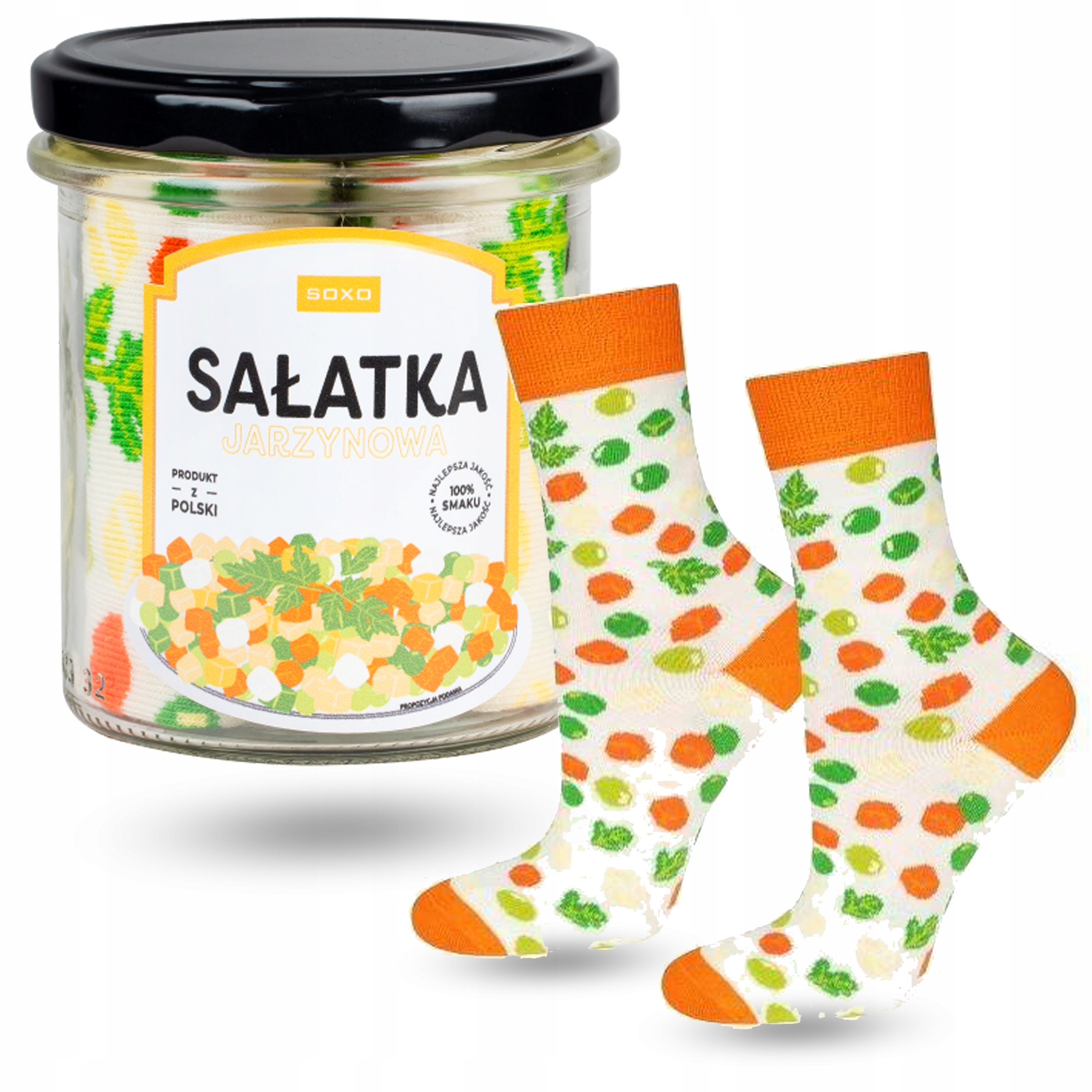 

skarpety bawełniane Soxo w słoiku Na Prezent
