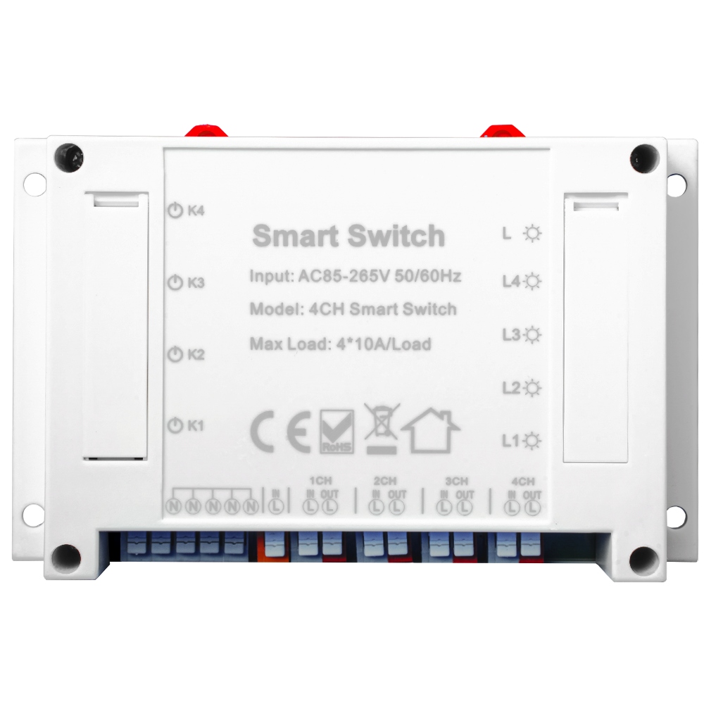 

Tuya 4CH Sterownik 4x10A 40A ZigBee 3.0 Tuya