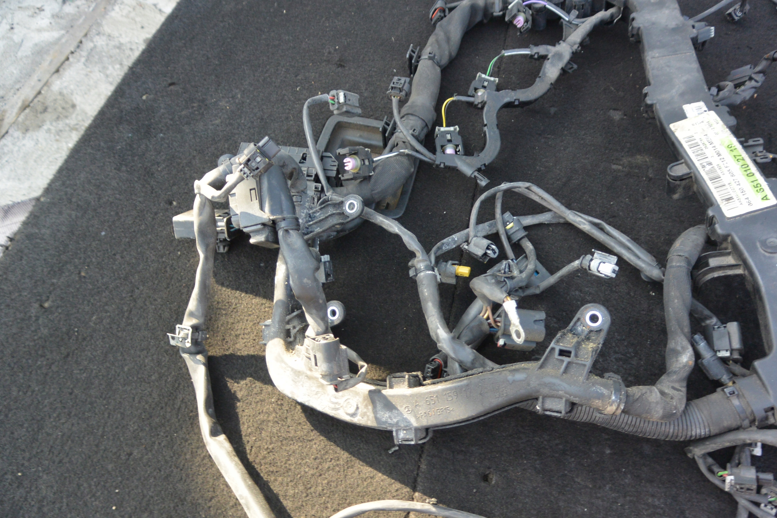 bundle motor wiring MERCEDES-BENZ E-KLASA LIFT 2.2 CDI HYBRYDA