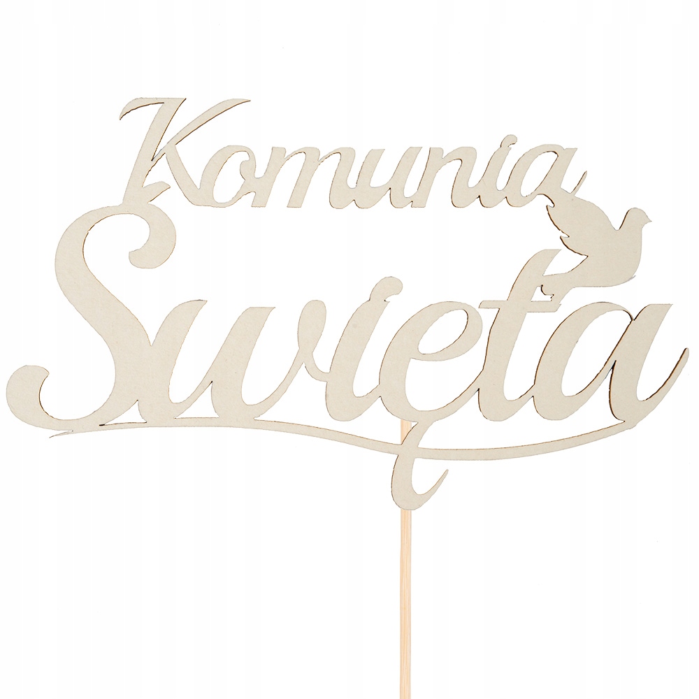 

Topper Komunia Święta Toper Na Tort Dekoracja