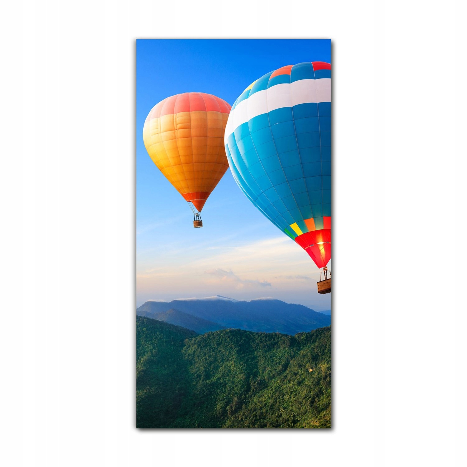 

Foto-obraz na szkle na ścianę 70x140 Balony góry