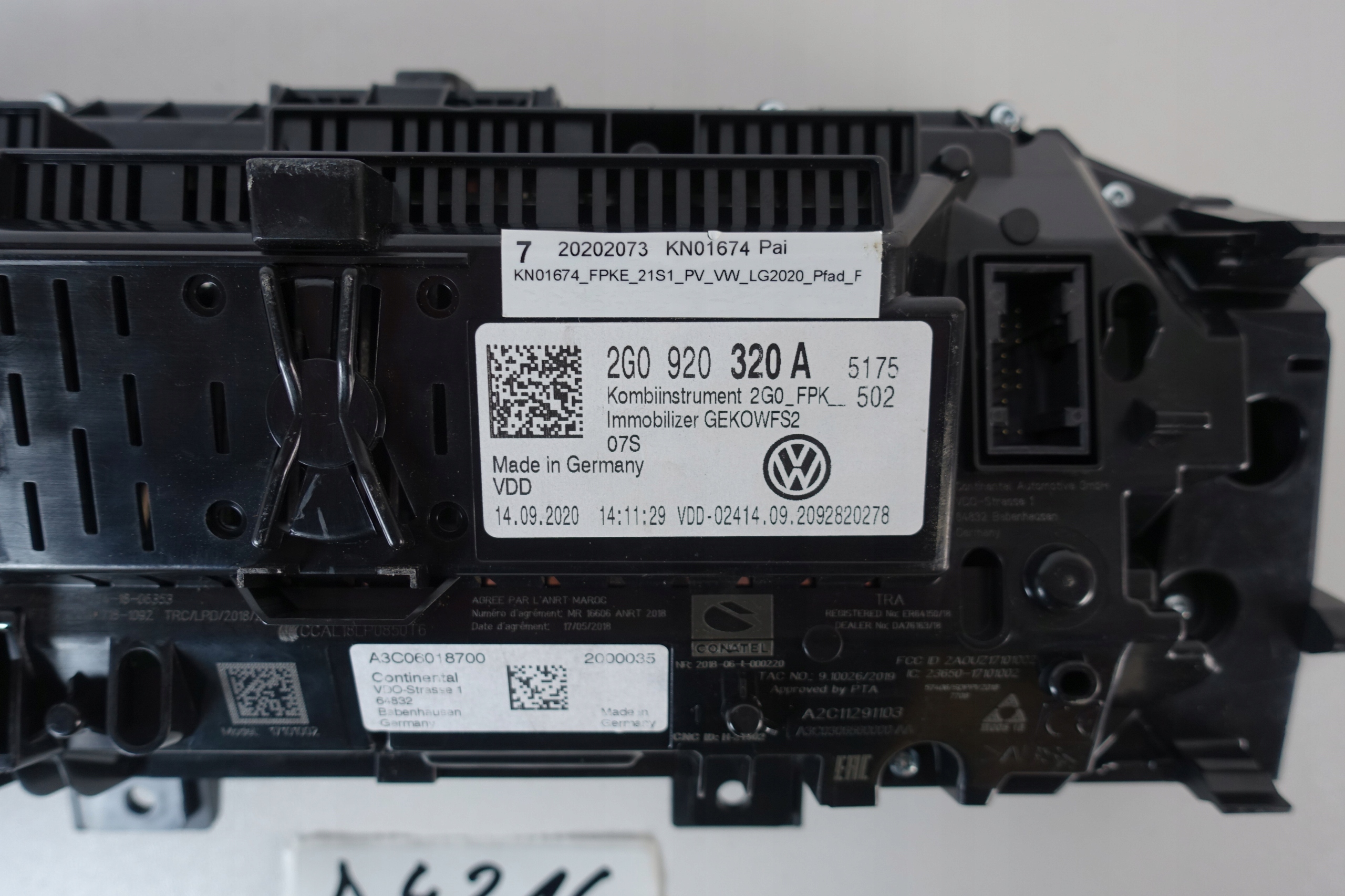 dials VIRTUAL dials LCD VW POLO TAIGO 2G0