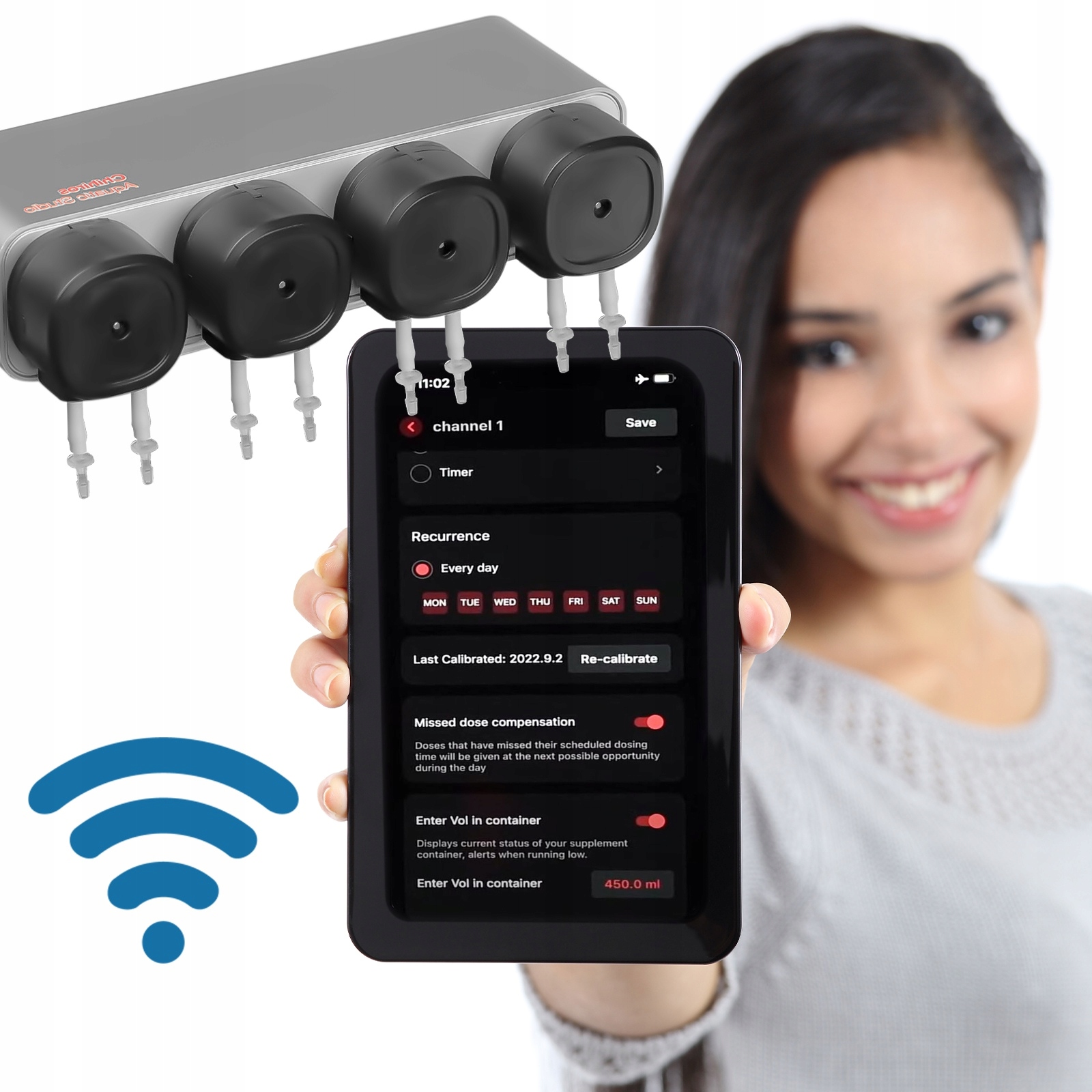 Levně Dávkovací Čerpadlo Pro Tekutiny Ovládané Pomocí Aplikace