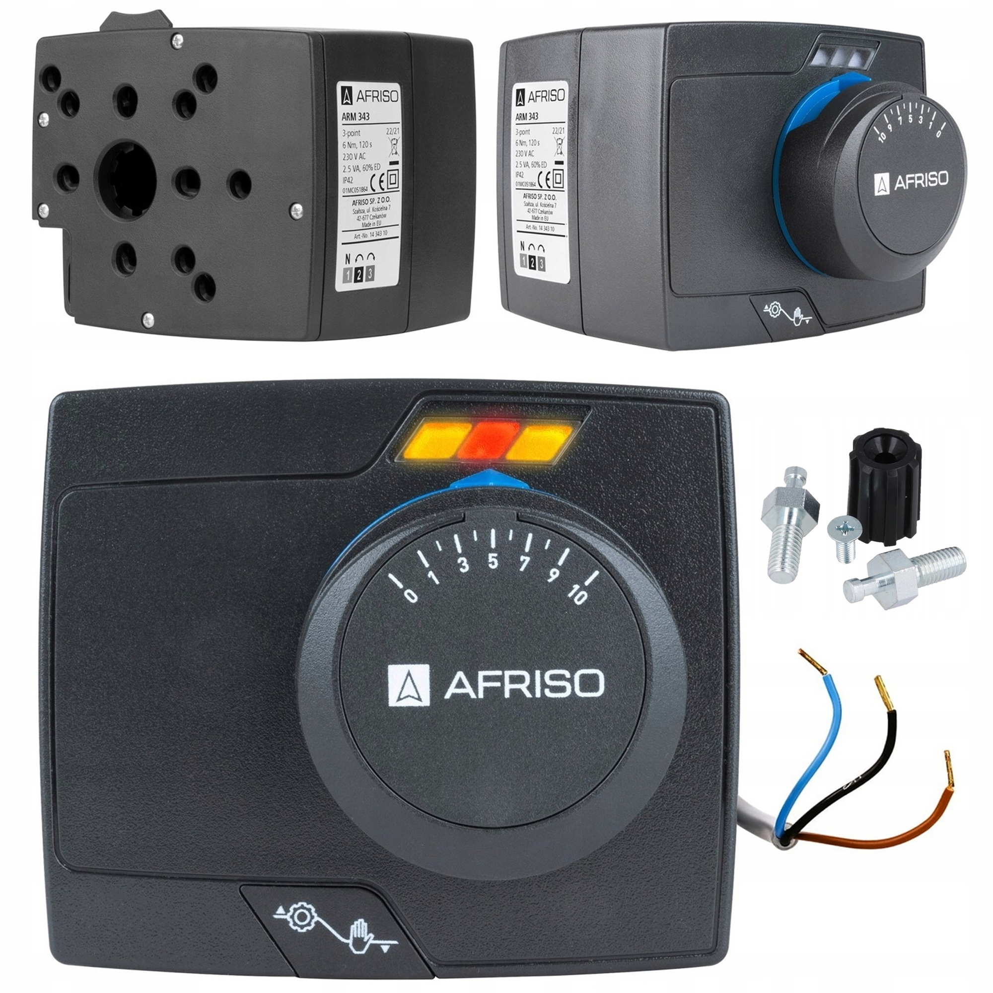 Elektrický Pohon Pre Ventil Zmiešavacích Ventilov Arm 343 Afriso