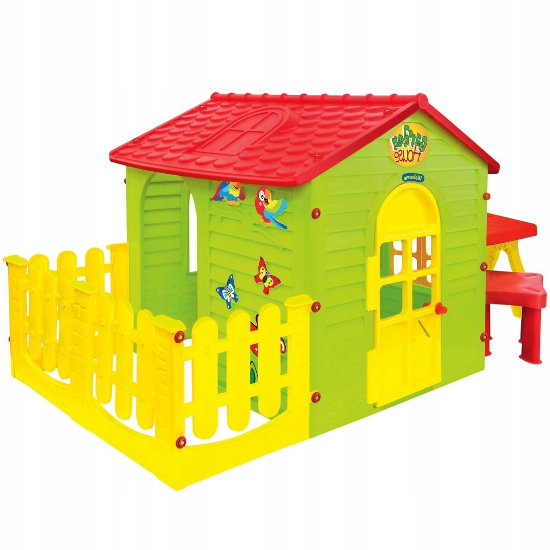 OGRODOWY LETNI DOMEK DZIECIĘCY ZABAWKA Z PŁOTKIEM STOLIKIEM Rodzaj Inne