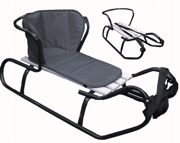 Polskie Sanki Viva Zdejmowane Oparcie Materac