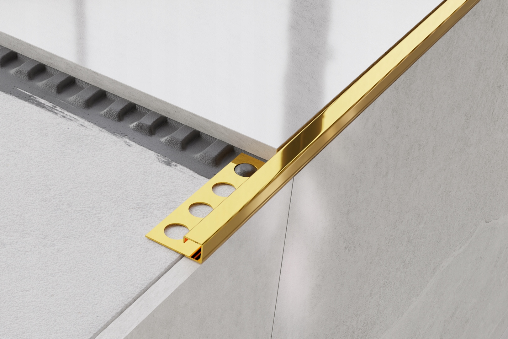 Złota Listwa Narożna P 12,5 mm x 270 cm
