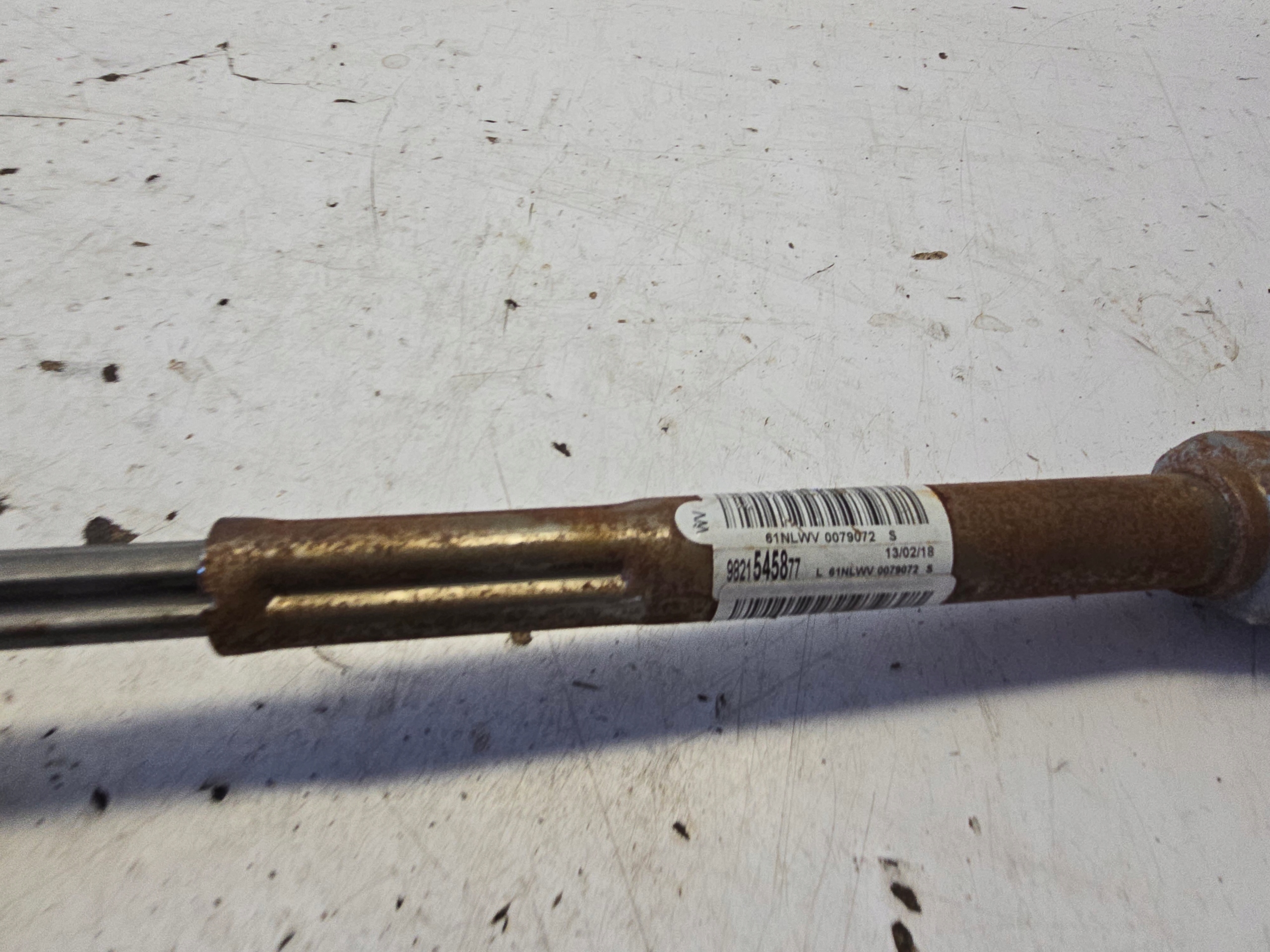 OPEL CROSSLAND X steering wheel rod Z blocking KEYLESS
