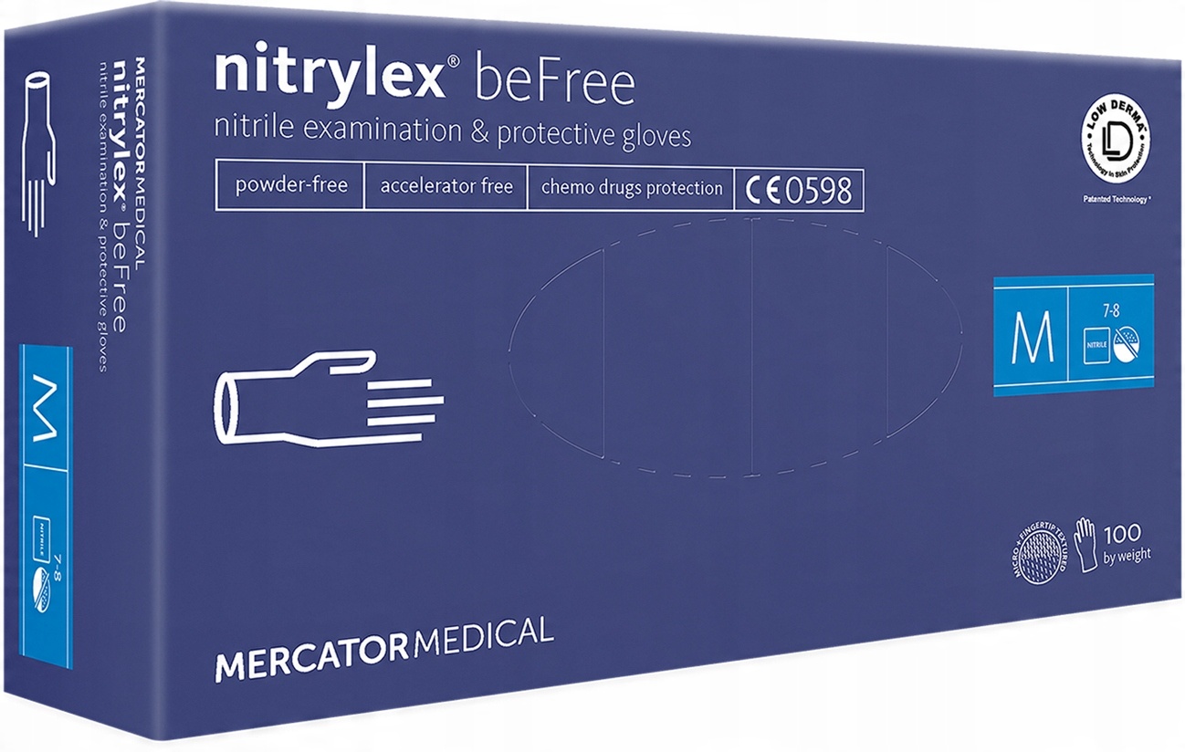 

Rękawiczki jednorazowe Nitbefree r. XL 100 szt.