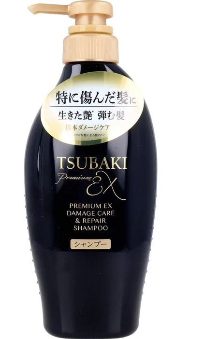 Tsubaki Premium Ex Szampon Odbudowujący Wspiera Regenerację 450ml