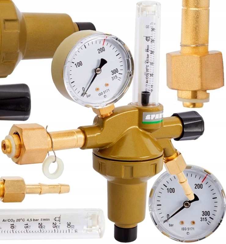 Reduktor Lahví Spartus S Rotametrem Argon CO2