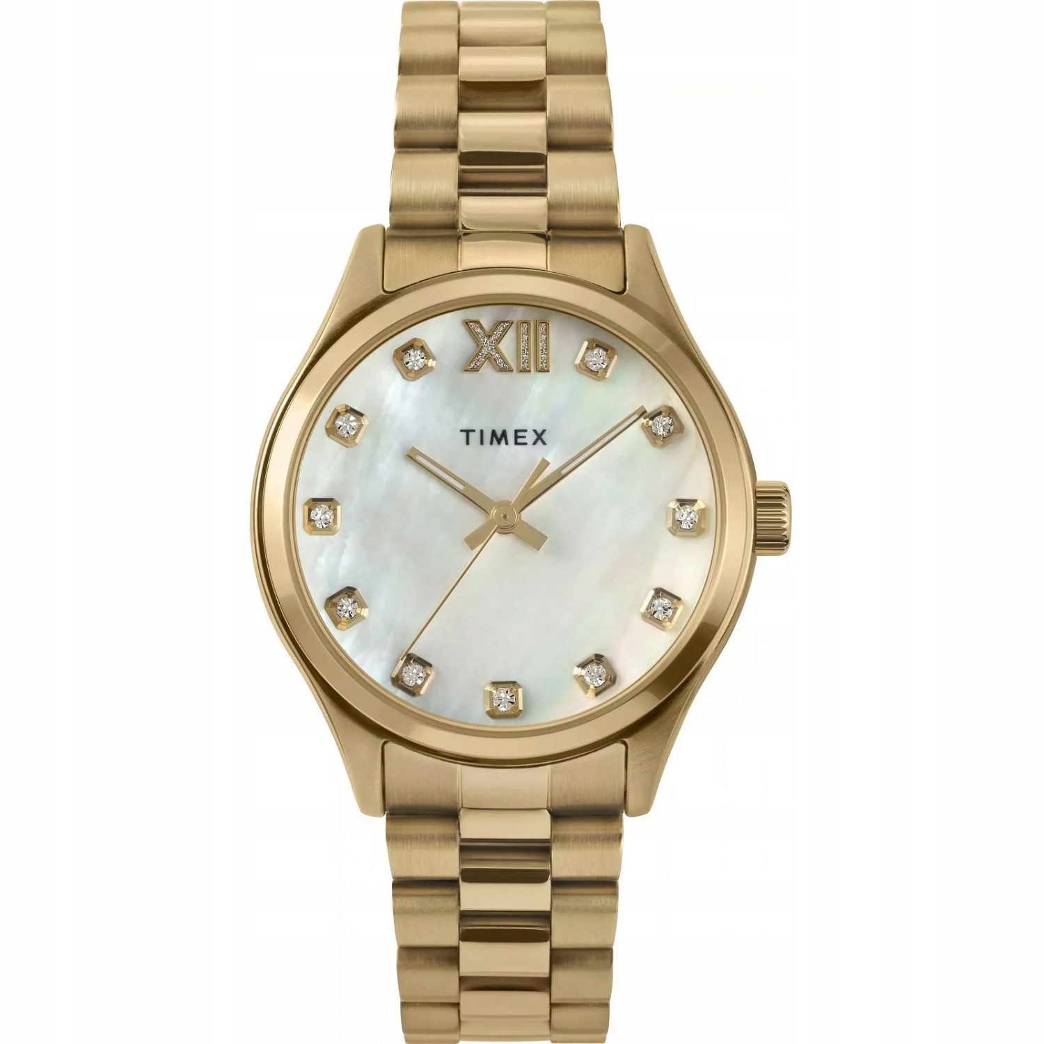 Dámské hodinky Timex TW2W85400 Zirkony zlaté