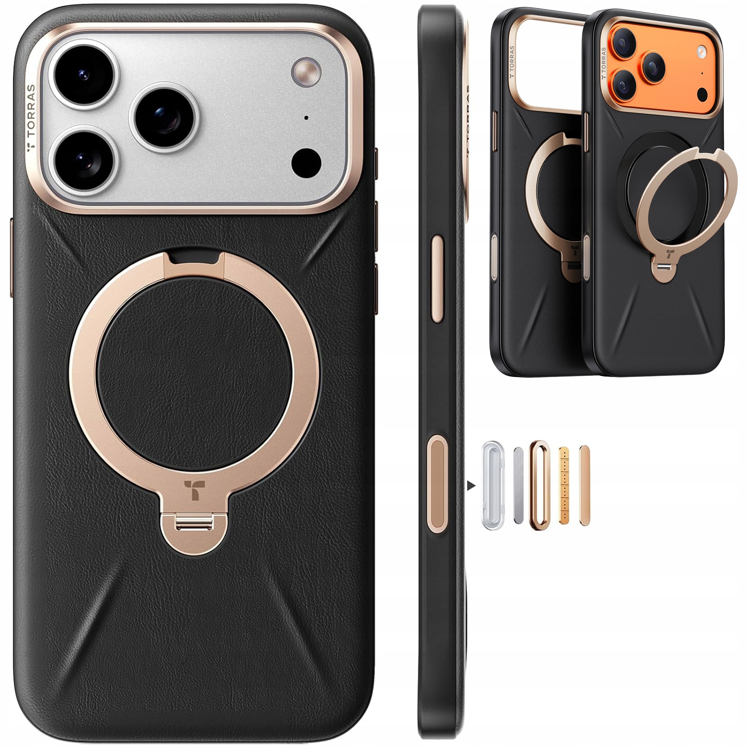 Torras Ostand VegSkin Case MagSafe puzdro s držiakom pre iPhone 17 Pro Max