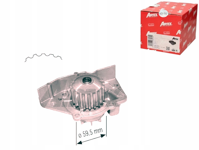 AIRTEX НАСОС ВОДНА E111490 120150 95656208 9565656