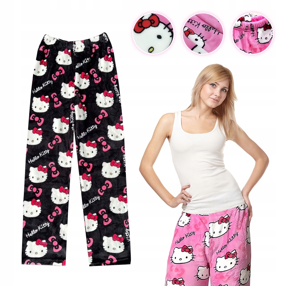 Teplé dámské pyžamo Hello Kitty je ideálním dárek