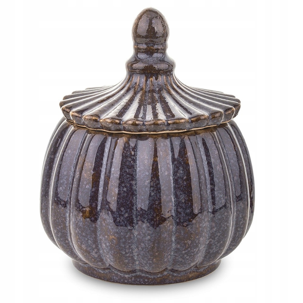 

Pojemnik Fioletowy Ceramiczny Z Dekielkiem 13x18cm