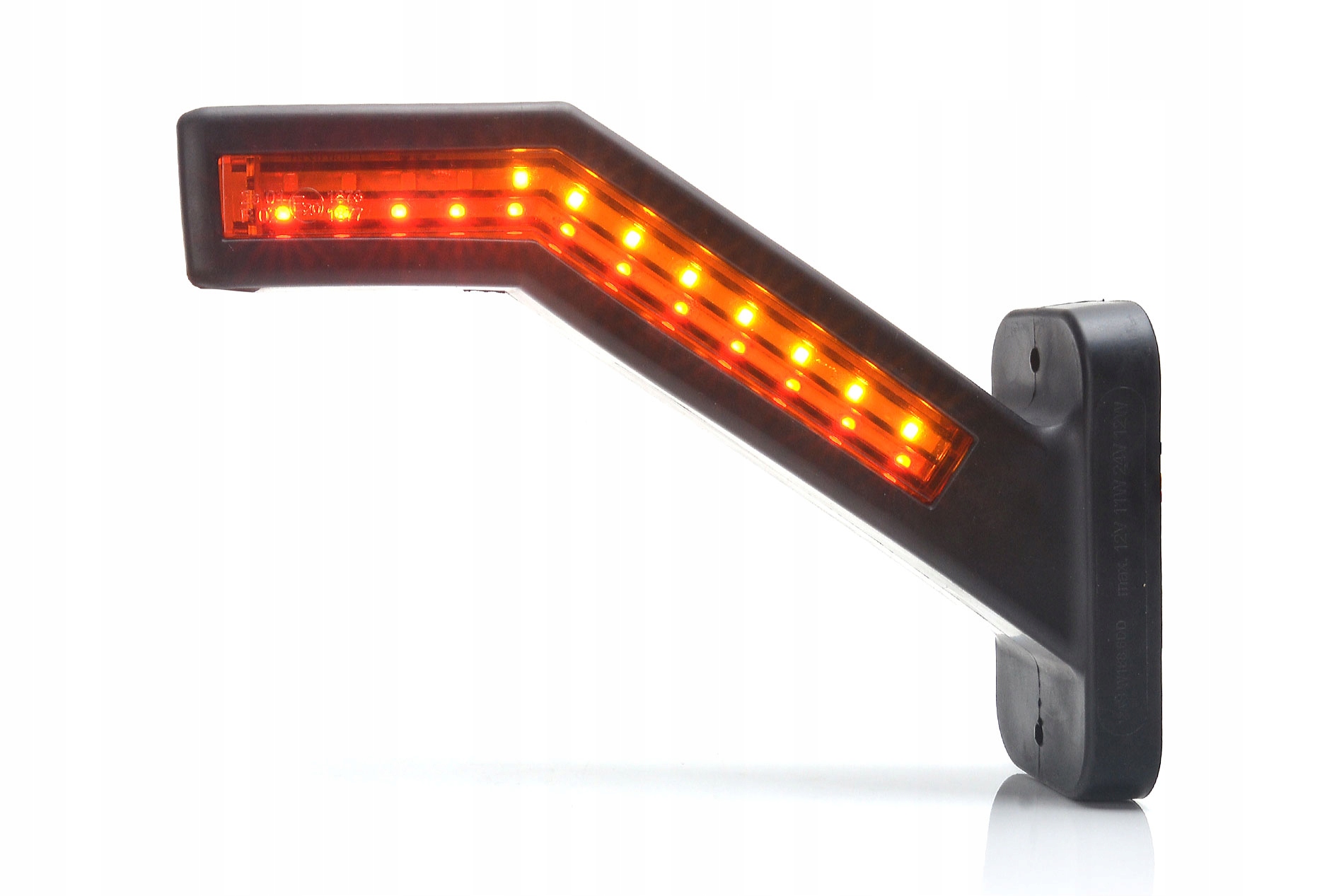 Lampa obrysowa obrysówka TYŁ LED STOP + KIER NEON Producent części WAŚ