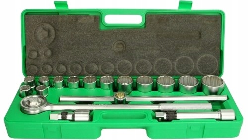 ZESTAW 3/4 NASADKI 12k 19-50mm GRZECHOTKA 17 elementów TOPTUL GCAI1702