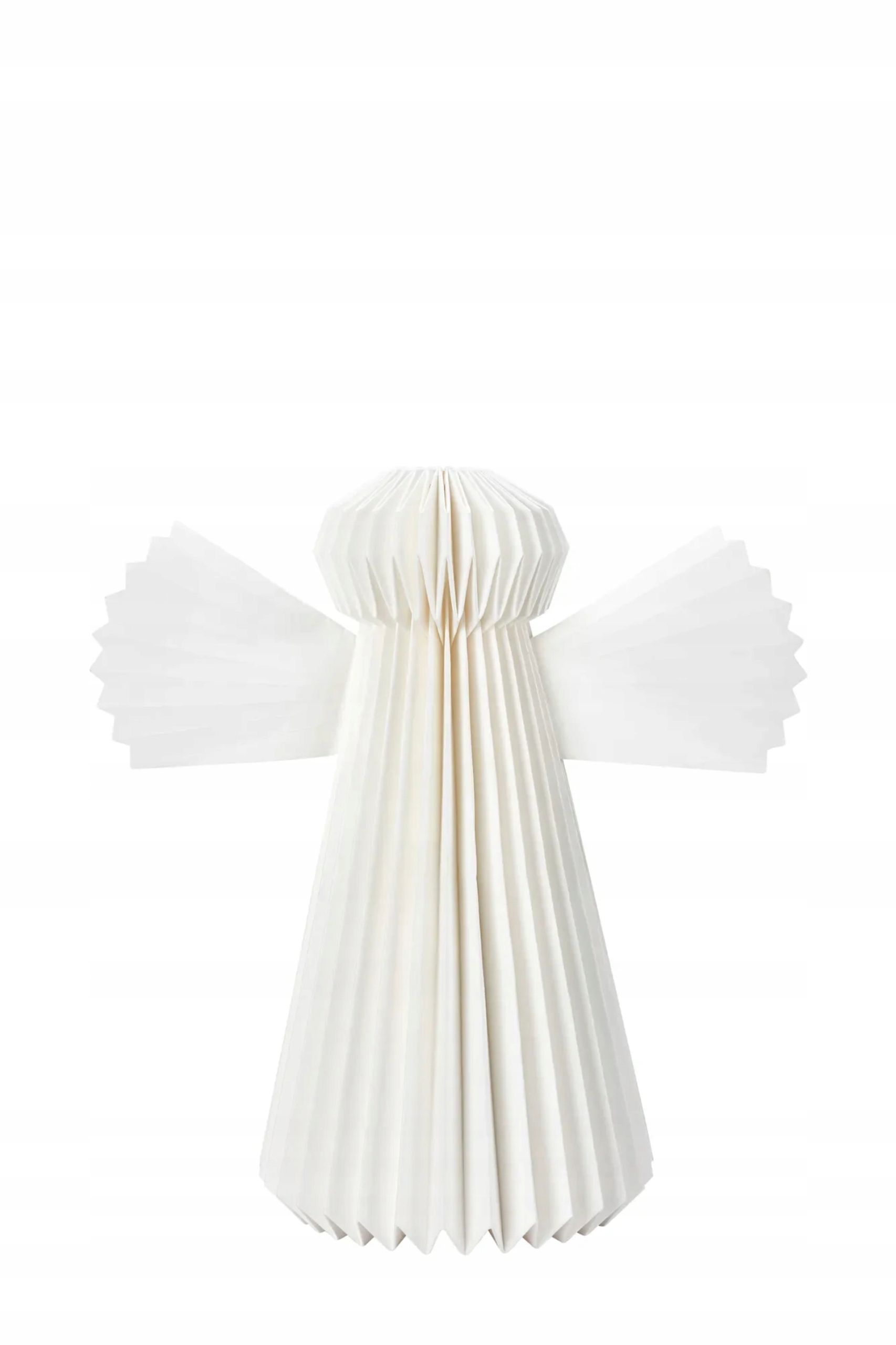 Markslöjd Angel bílý papírový anděl 40 cm