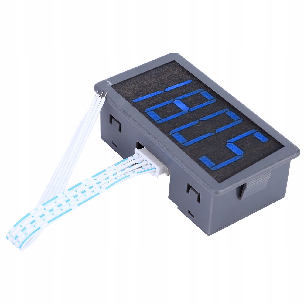 Niebieski 4-cyfrowy LED obrotomierz silnika RPM miernik IC