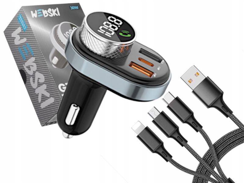 Vysílač Rychlá nabíječka do auta Automobilová