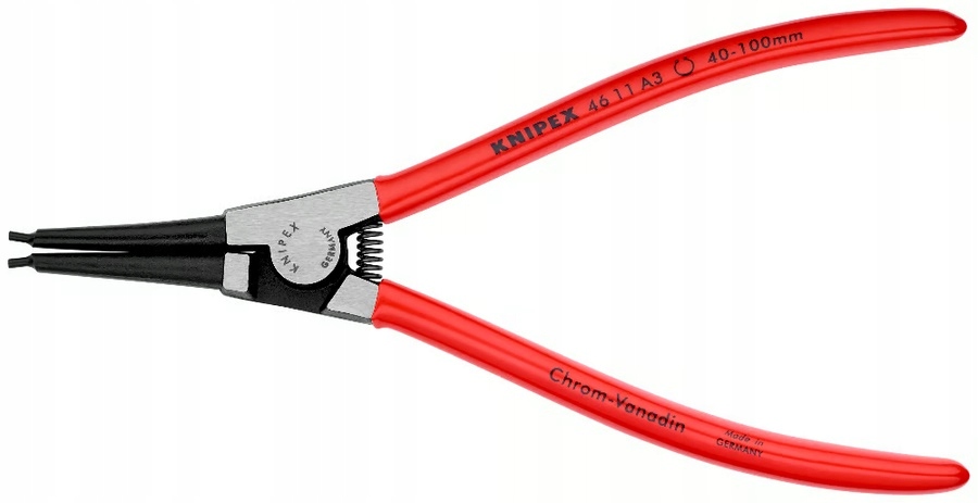 Kleště Na Segerové Kroužky Vnější Rovné 210 MM, 40-100 MM