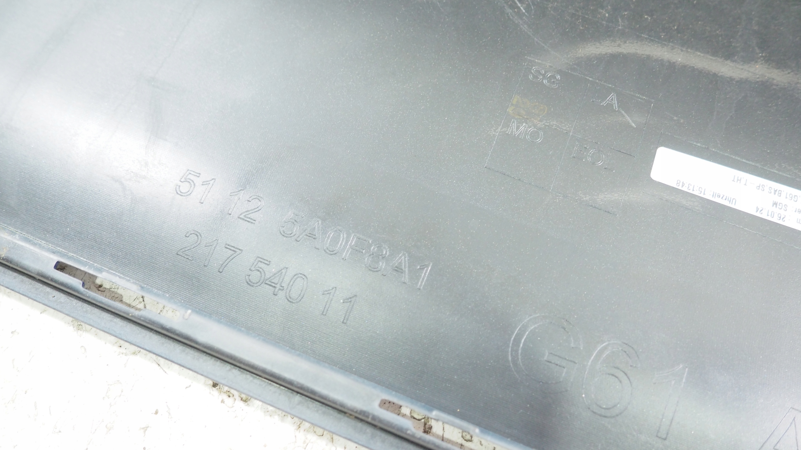 BMW 5 G61 Kombi bumper rear part rear 5A0F8A1