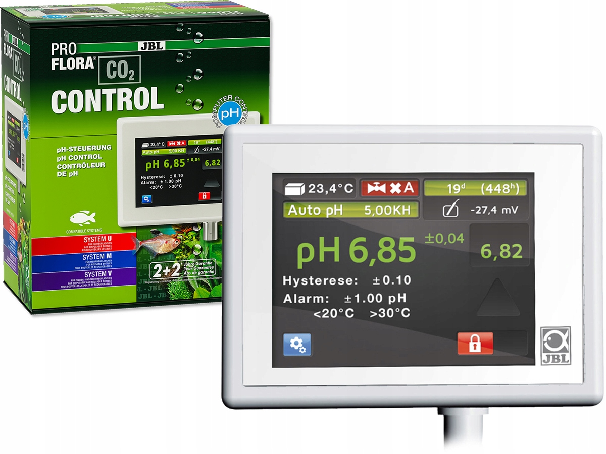 Jbl ProFlora CO2 Control Komputer pomiar CO2/pH