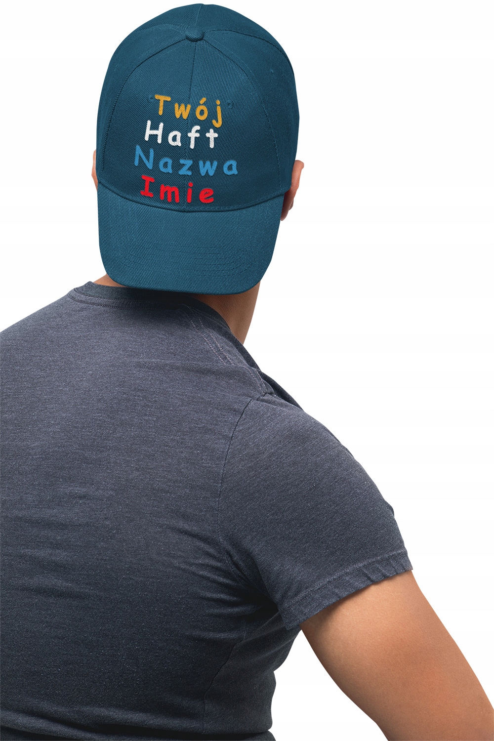 

Czapka Bejsbolówka Haft Logo Napisem Nadrukiem