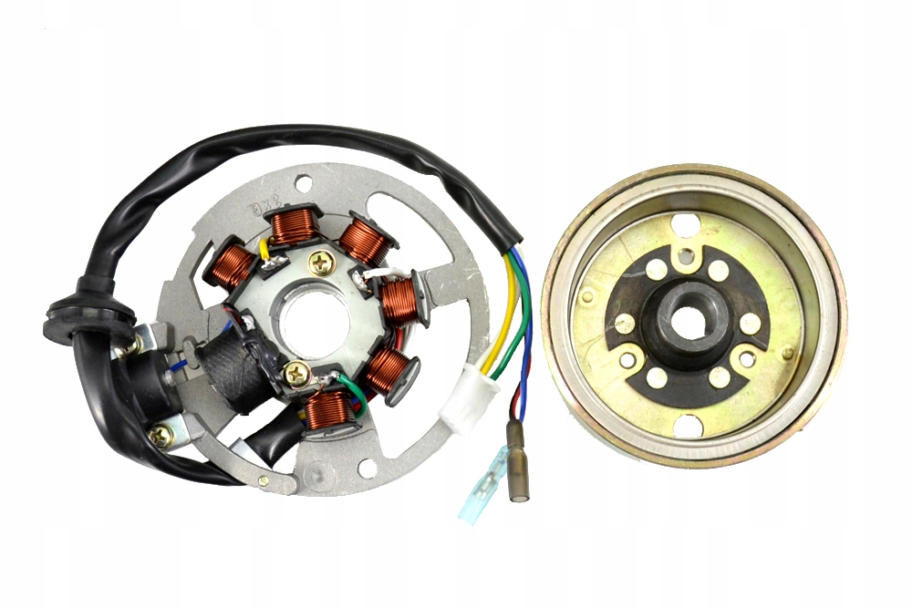 WOOSTAR Zündstator 6 Spule 5 Draht – Ersatzteil Für GY6 50-125ccm ATV, Quad & Pocketbike