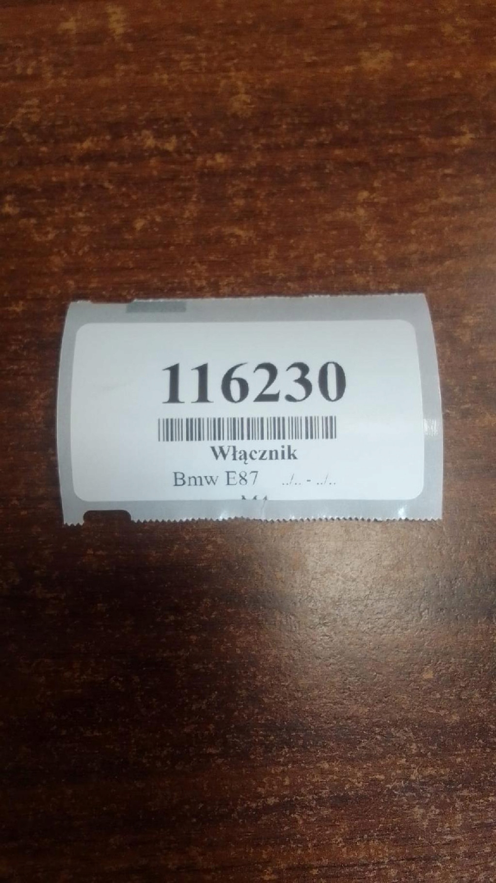 BMW 1 E87 interruttore luci 6932794