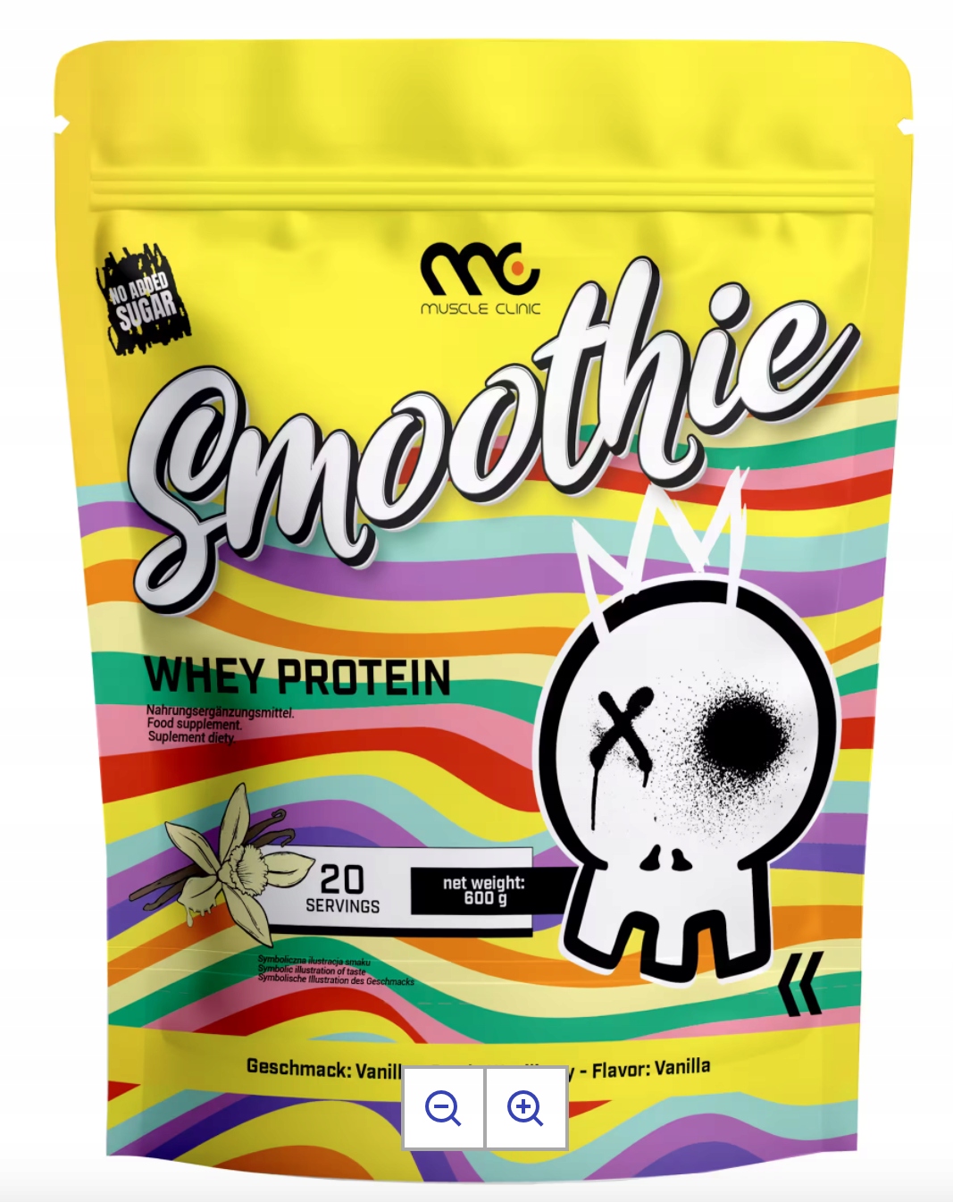 Muscle Clinic Smoothie Whey 600g Wpc Lahodné Bílkoviny